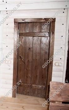 Дверь из дерева  цвет палисандр - фото 4567