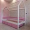 Кровать детская "Домик с горизонтальными ограждениями" 2183